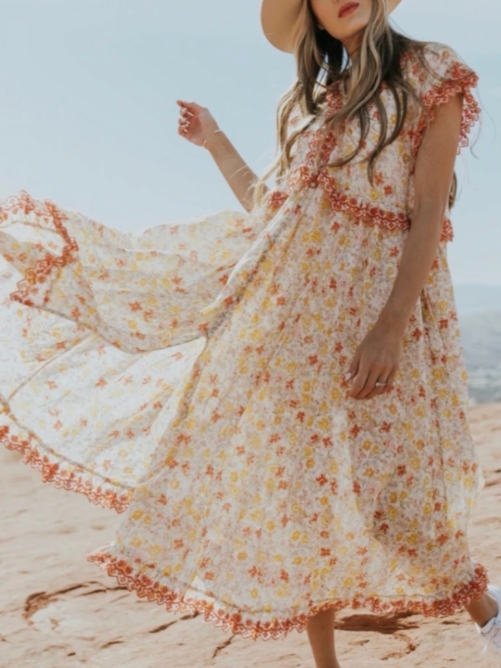 Free People Milanio Boho Maxi
Dress Sz XS